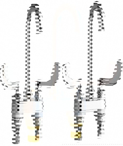 Wrist Blade Handle, Deck Mounted Bathroo